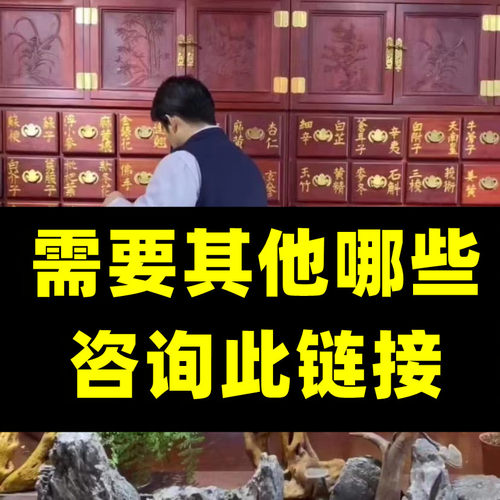 中药材店铺中草药材片