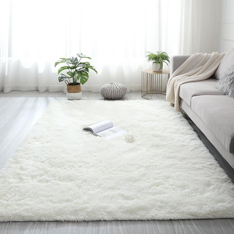 Plush Carpet Living Room Bedroom Fluffy Rug Floor Mat 地毯子 居家布艺 地毯 原图主图