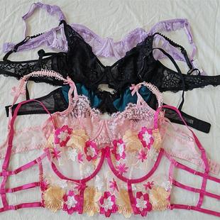 02女出口欧美性感法式 杂款 蕾丝薄款 式 文胸内衣bra 有钢圈多款 D11