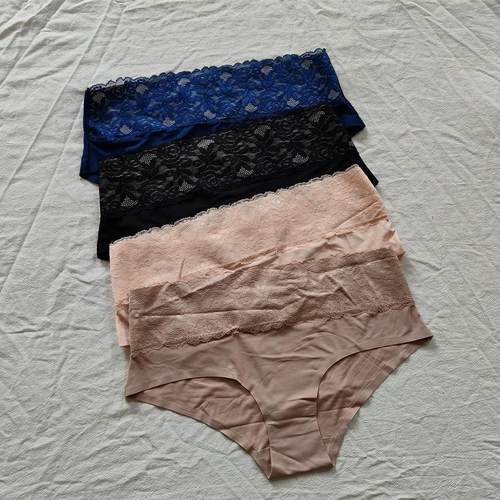 中低腰女式欧美包臀无痕内裤冰丝