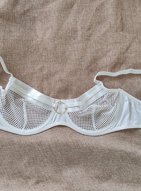 D44-27女式有钢圈薄款蕾丝性感透明单层出口欧美外单文胸内衣bra