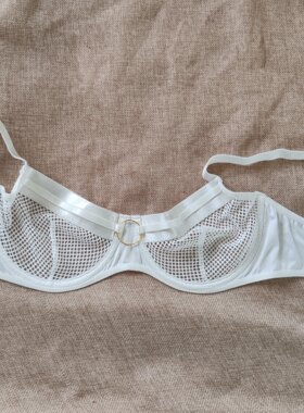 D44-27女式有钢圈薄款蕾丝性感透明单层出口欧美外单文胸内衣bra