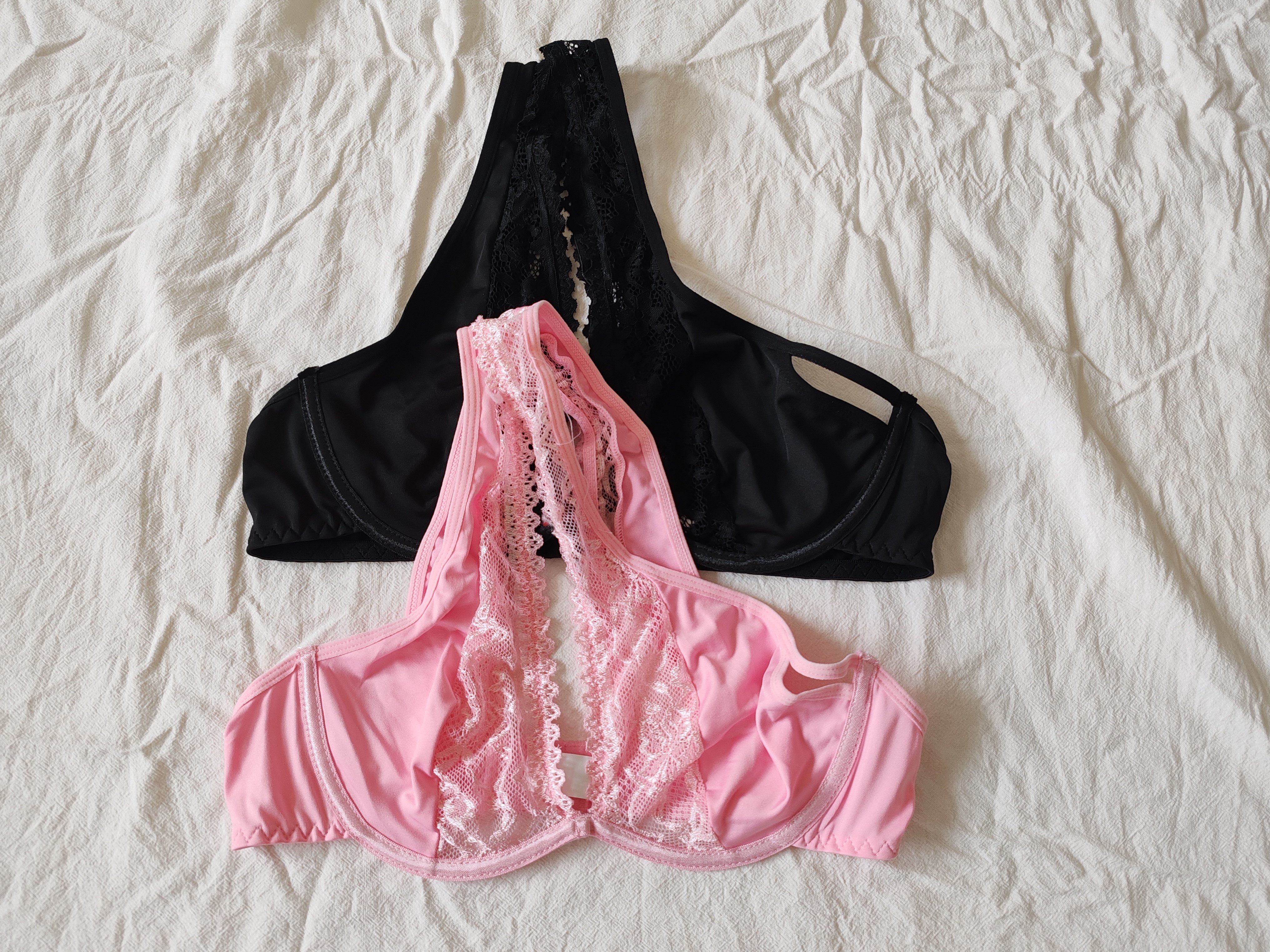 B11-60女式有钢圈出口欧美性感薄款单层不规则美胸bra文胸内衣漏