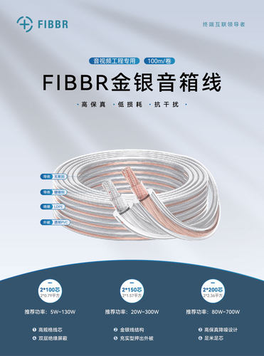 FIBBR喇叭线金银线工程线