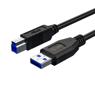 菲伯尔 usb3.0公对公数据线电脑打印机无线网卡U盘移动硬盘连接线