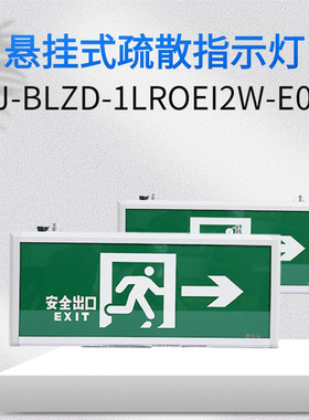 三雄极光应急灯悬挂式08款带蓄电池疏散指示灯SJBLZD1LROEI2WE02A