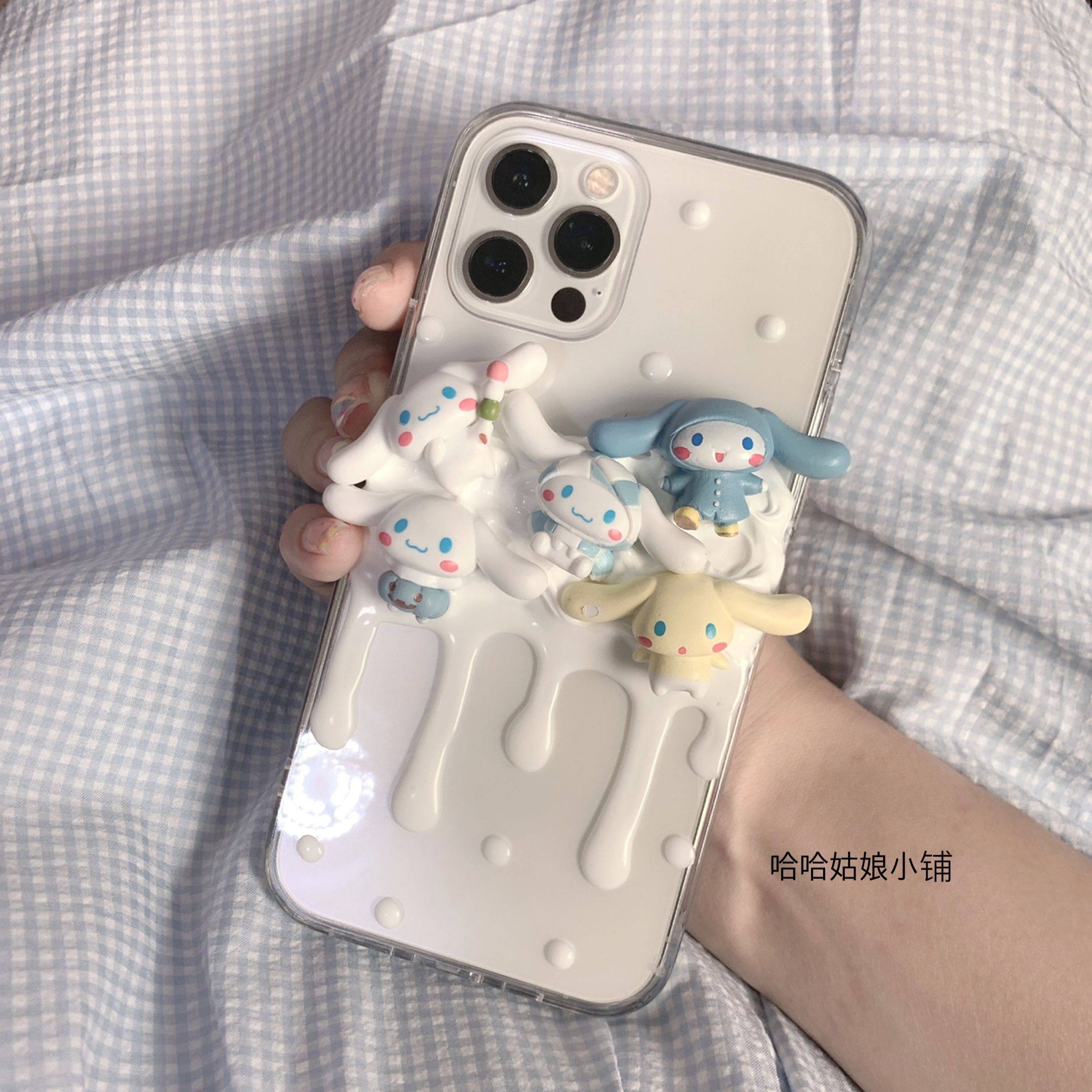 适用iPhone17promax/16系列华为vivooppo大耳狗玉桂狗奶油手机壳