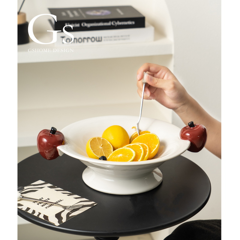 水果盘2025新款稀奇古怪的盘子果盘零食盘托盘餐桌家用创意餐具