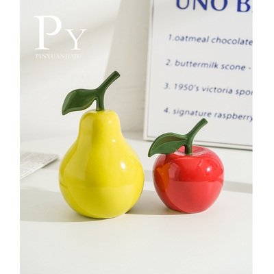 可爱夜光水果摆件汽车装饰品