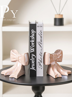 ins北欧现代蝴蝶书立书档个性轻奢酒柜摆件客厅电视柜儿童房书房