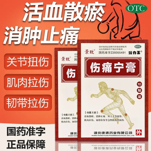 景致康源伤痛宁膏10片活血散淤消肿止痛关节扭伤韧带肌肉拉伤LY