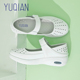 护士鞋 女软底2024新舒适平底厚底增高透气防臭不累脚防滑白色夏季