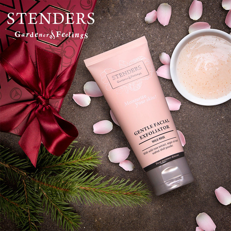 stenders施丹兰野玫瑰面部磨砂膏 去死皮角质磨砂啫喱女光滑进口