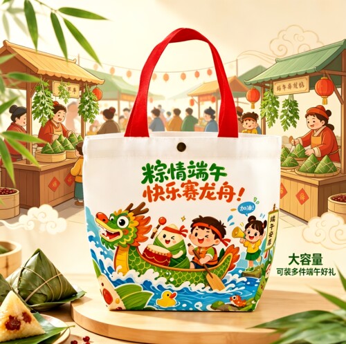 端午节礼品袋大容量帆布袋手提袋