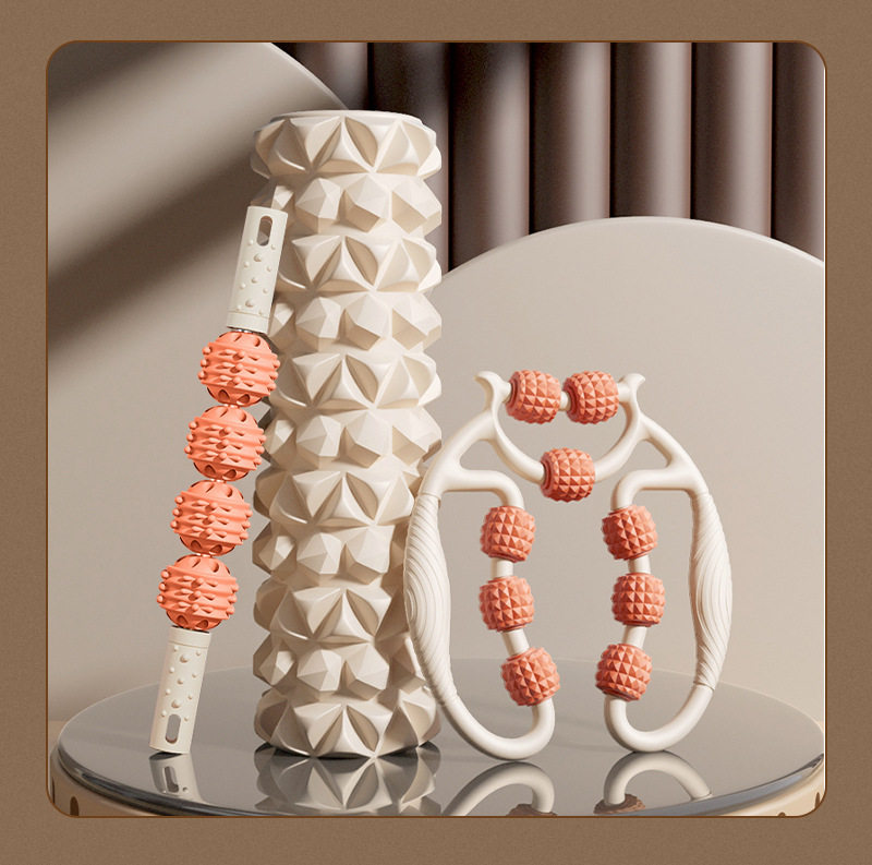 钻石泡沫轴45CM专用背部滚轮瑜伽柱美腿按摩棒大小腿部肌肉放松,运动/瑜伽/健身/球迷用品,泡沫轴,淘宝优惠券,粉丝福利购,淘宝优惠卷