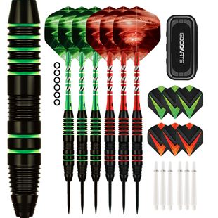 6支套装硬式飞镖钢针室内酒吧游乐益智玩具专业比赛22克