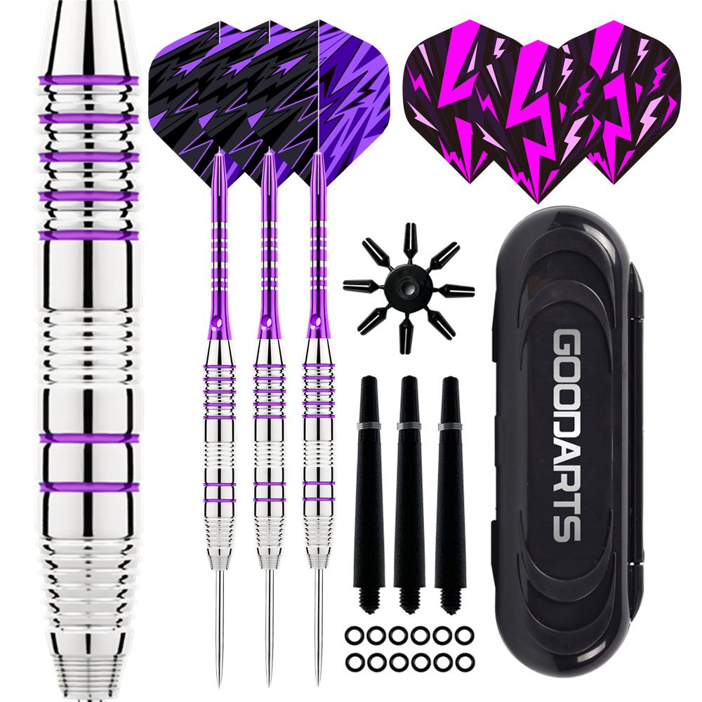 3支飞镖套装硬式飞镖针一体