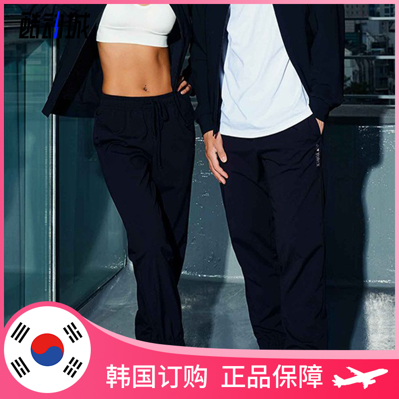 YONEX尤尼克斯韩国羽毛球服下装 男女款黑色速干透气修身长裤网球