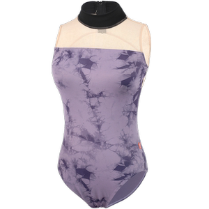 芭蕾舞服成人女立领印花形体练功服高胯艺考体操服基训体服舞蹈服