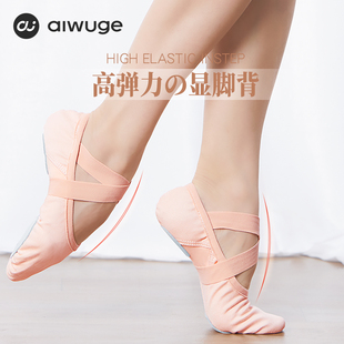 跳舞鞋 显脚背舞蹈鞋 儿童夏季 形体猫爪鞋 女成人艺考专用软底练功鞋