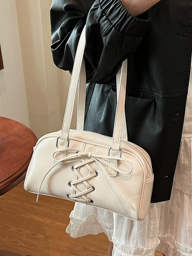 Вместительная и большая сумка подмышку, сумка через плечо, демисезонная небольшая дизайнерская ретро сумка на одно плечо, подушка