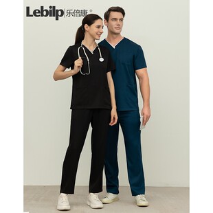 手术服医生护士刷手衣 长短袖 乐倍康新款 洗手衣医院内穿衣男女款