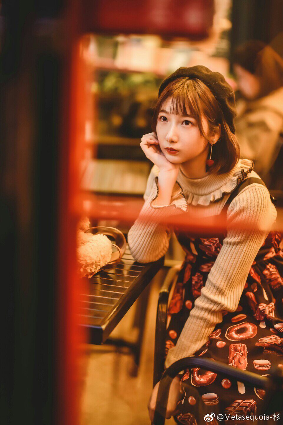 现货融化的巧克力连衣裙四团