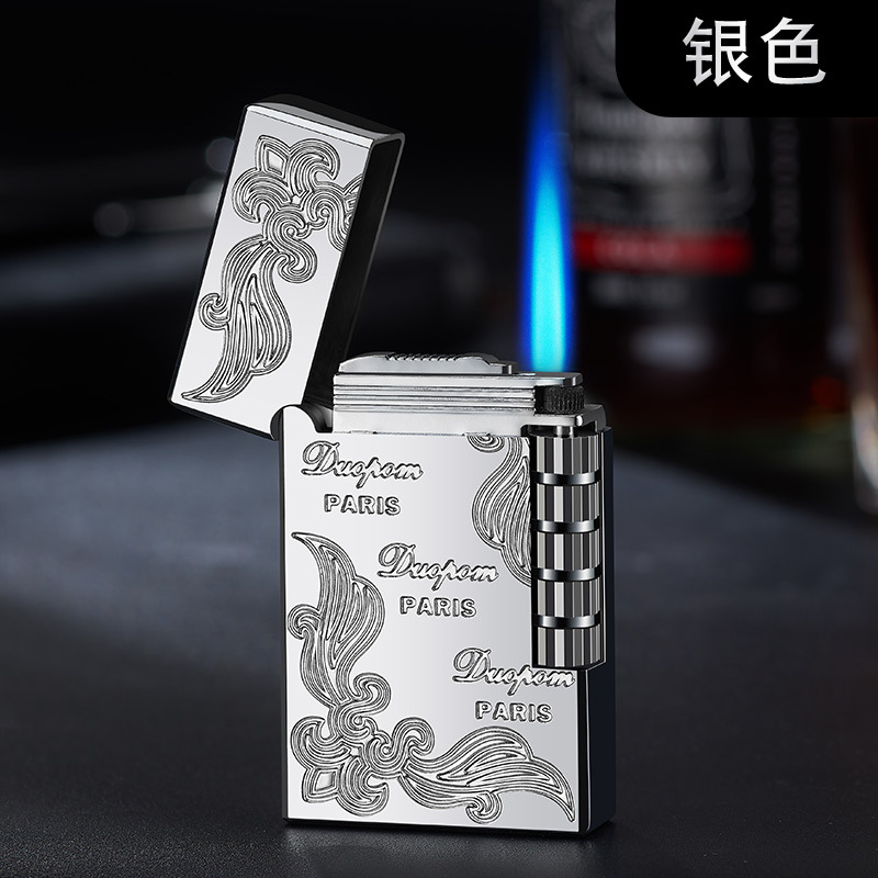 定制气体个性刻字朗声超薄充气生日礼品蓝焰打火机砂轮直冲免费