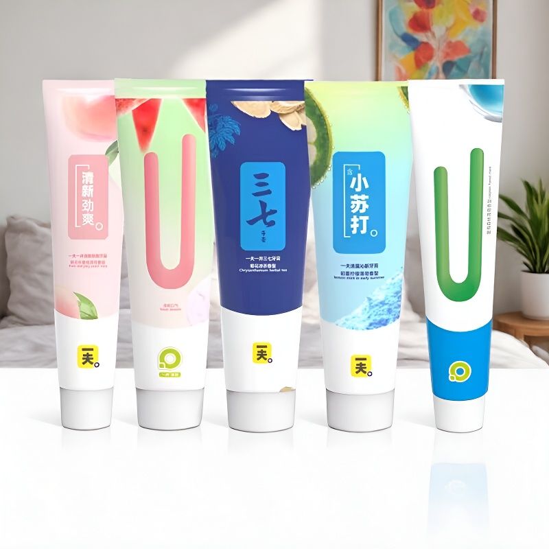 Eaff一夫一井牙膏初夏柠檬味西瓜冰淇淋味水果味清洁牙齿