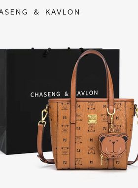 斜挎包包女2025新款M家复古印花单肩包高级感手提包