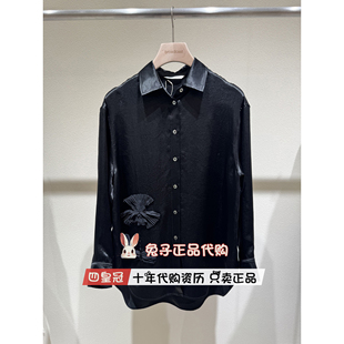 黑色衬衣 播衬衫 梦中花园 代购 国内正品 2026夏季 BDT2CD2977新款