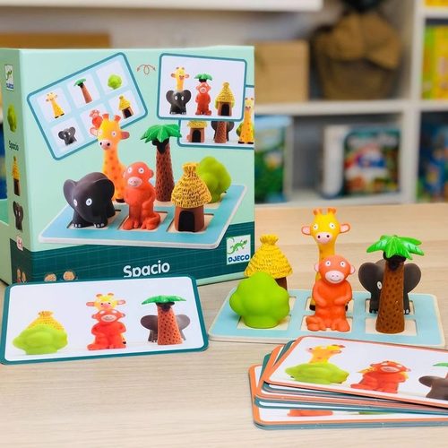 丛林小动物排排队桌游