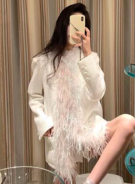 气质西装女毛呢外套外套
