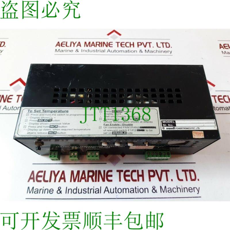 原装供应Nandi powertronics fftdu-2ch@a 风扇故障/温度检测单元