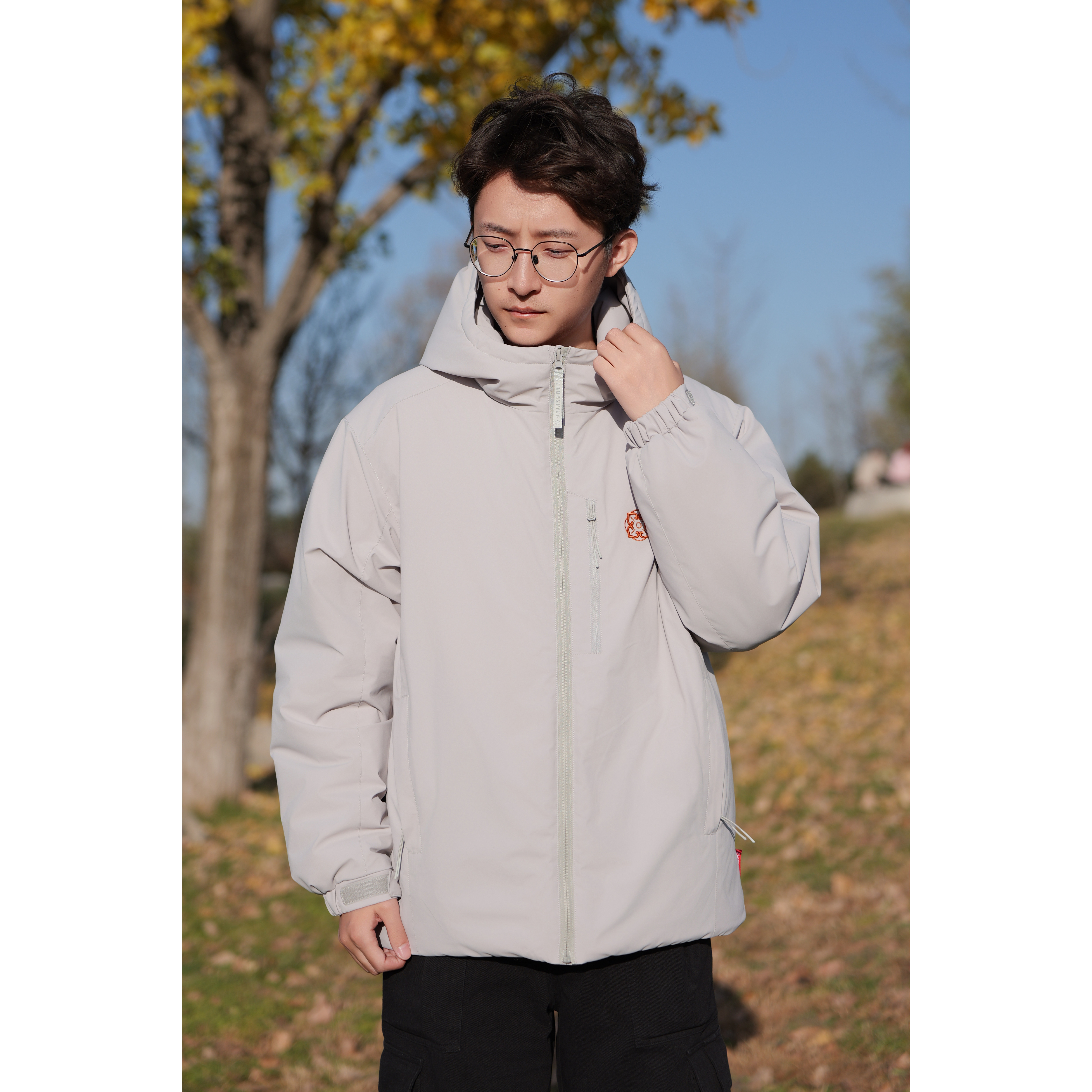 【安州牧】2025冬季柿蒂纹3M新雪丽轻薄保暖连帽棉服外套男女同款,男装,夹克,淘宝优惠券,粉丝福利购,淘宝优惠卷