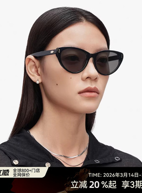 木九十墨镜时尚猫眼女大框潮流高级感显脸小太阳眼镜MJ11SM1515