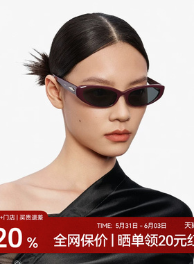 木九十猫眼墨镜窄框潮流复古高级太阳镜男女款偏光墨镜MJ12SM1580