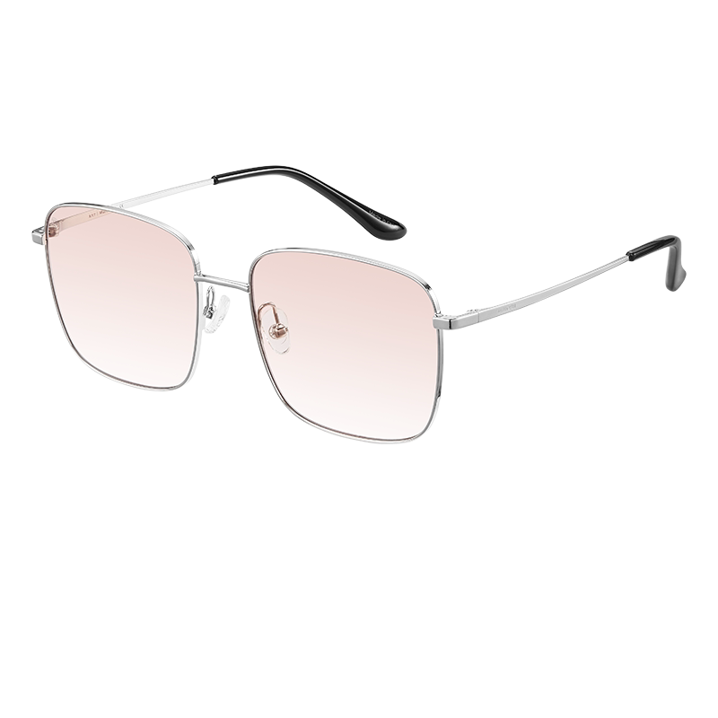 thumbnail for 木九十显脸小墨镜开车男女士款太阳眼镜粉色大框素颜镜MJ11SM1542