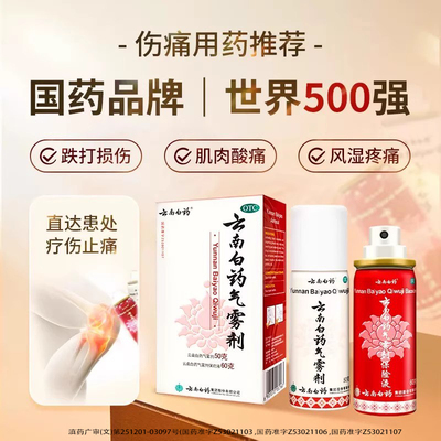 【云南白药】云南白药气雾剂(85g*1瓶+30g*1瓶)/盒