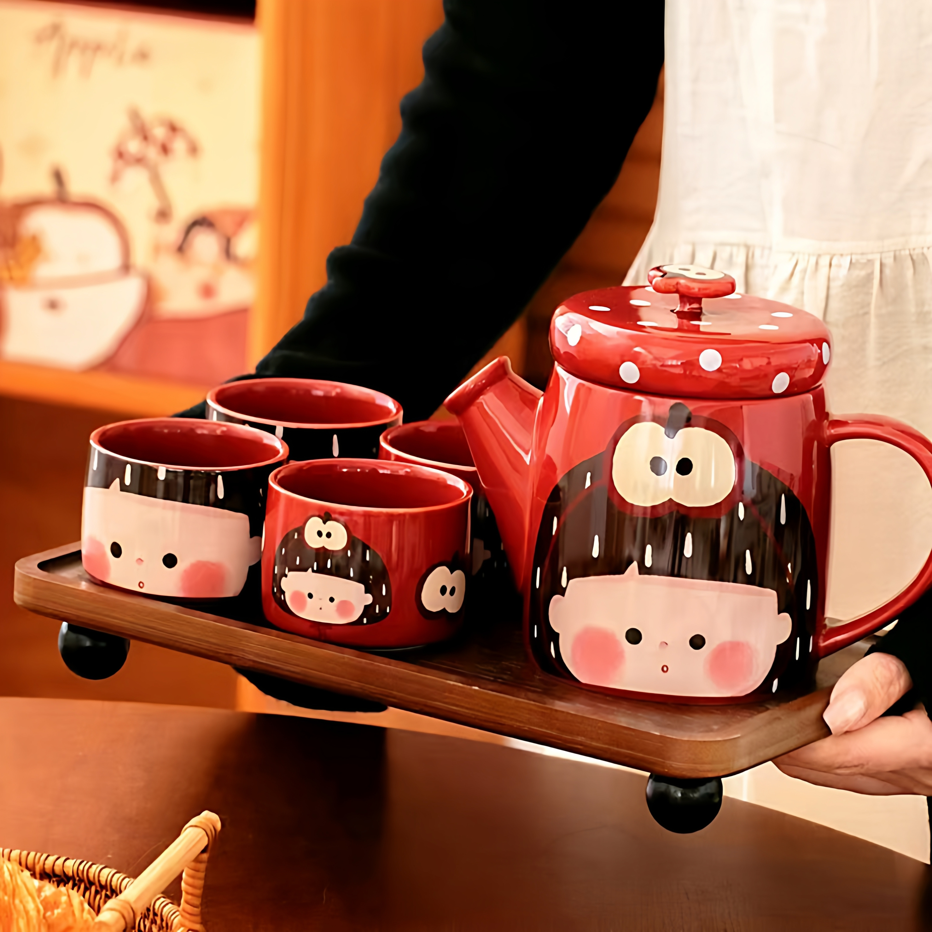 茶壶杯子套装家用陶瓷冷水壶水具