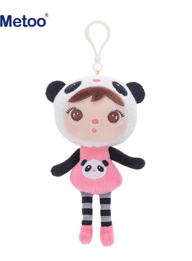 Metoo吉宝娃娃挂件小饰品公仔玩偶可爱女孩书包毛绒玩具儿童包包