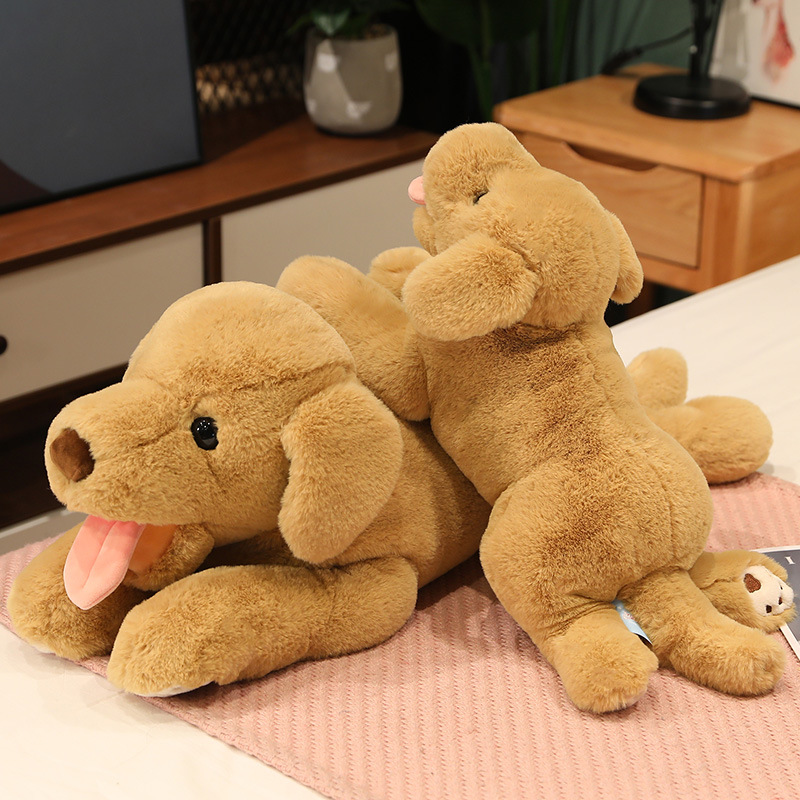 拉布拉多毛绒玩具公仔仿真狗狗玩偶抱枕抱着睡觉床上儿童玩具女孩