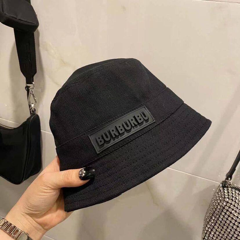 小头围渔夫帽盆帽黑色简约百搭四季男女款小号不挡眼睛纯棉渔夫帽