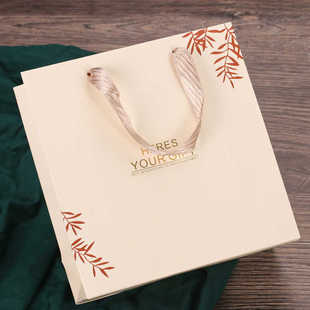 新款白色燕窝手提袋烫金燕窝手提袋新款燕窝礼盒的礼品袋子送礼袋