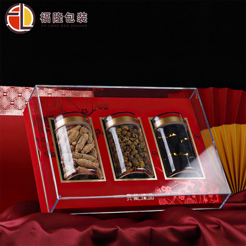 新款水晶三瓶包装盒通用礼品盒