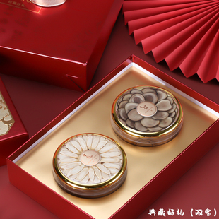 珍藏好礼双宝西洋参包装盒高丽参鹿茸石斛花旗参摆片礼品盒空盒子