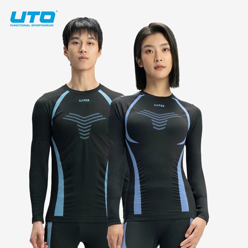 UTO运动跑步速干衣套装排汗保暖