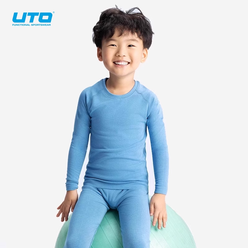 UTO儿童运动内衣套装保暖快干
