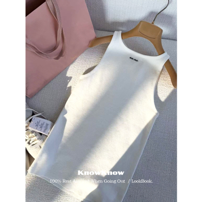 KnowKnow Closet. | 只做对版 叠穿少女字母打底衫抹胸背心上衣