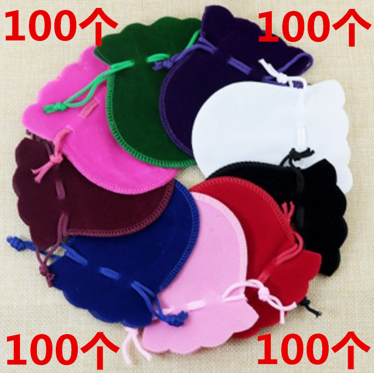 绒布束口葫芦饰品文玩收纳袋子